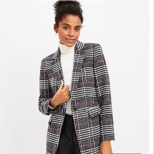 Size 14 LOFT Plaid Blazer - NWT